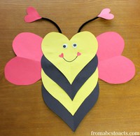 kids' valentine's day craft